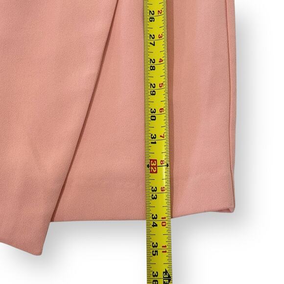 NEW Revolve NBD Adios Asymmetrical Mini Dress Size M Blush Pink Crepe Party - Picture 10 of 14